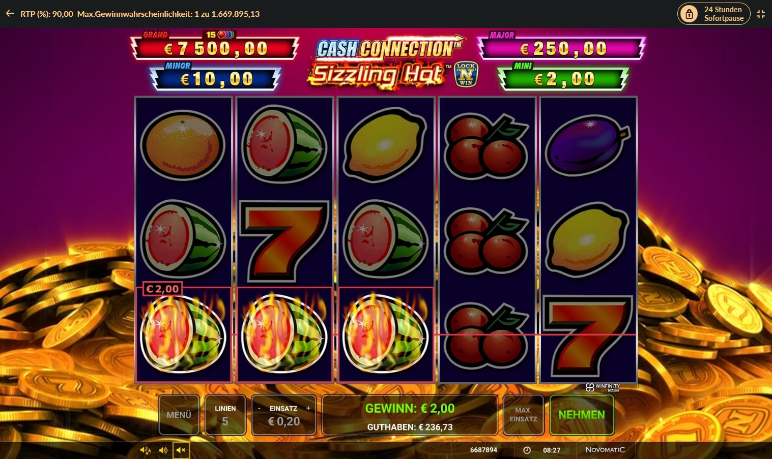 Cash Connection - Sizzling Hot bild4