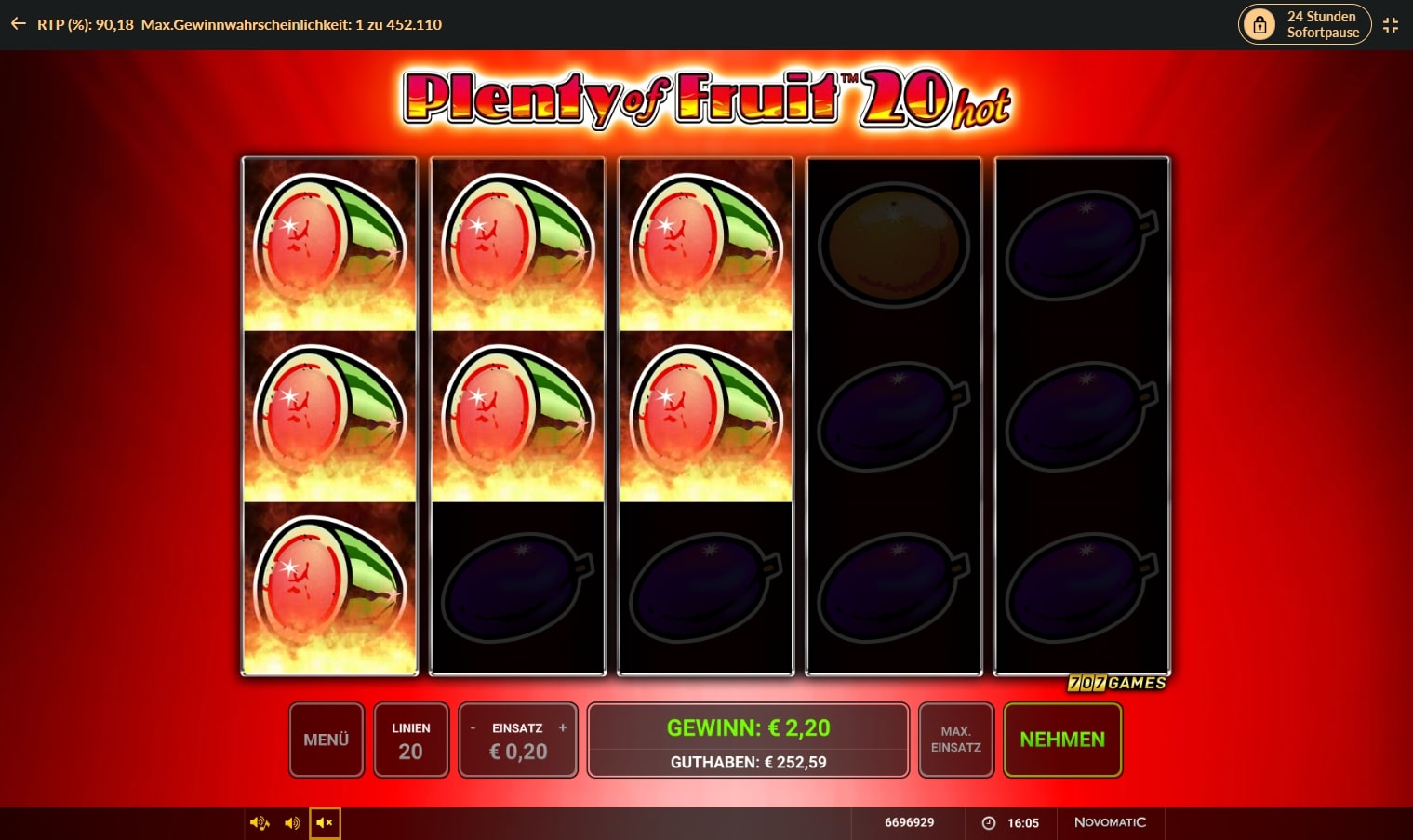 Plenty of Fruit 20 hot bild4