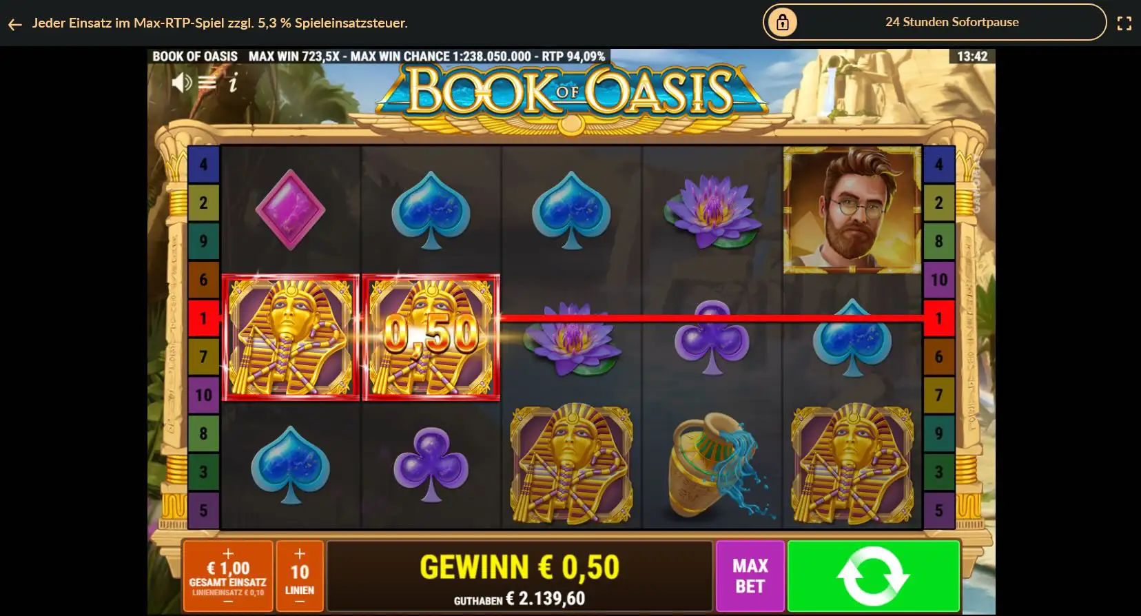 book-of-oasis-gewinn