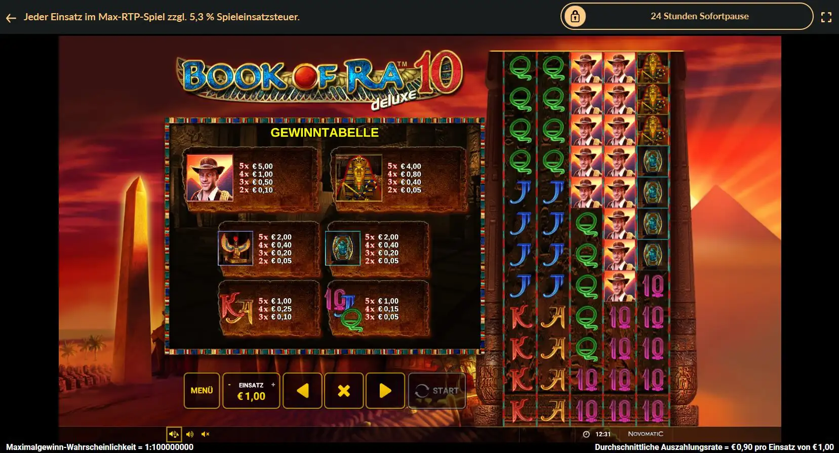 book-of-ra-10-auszahlungstabelle