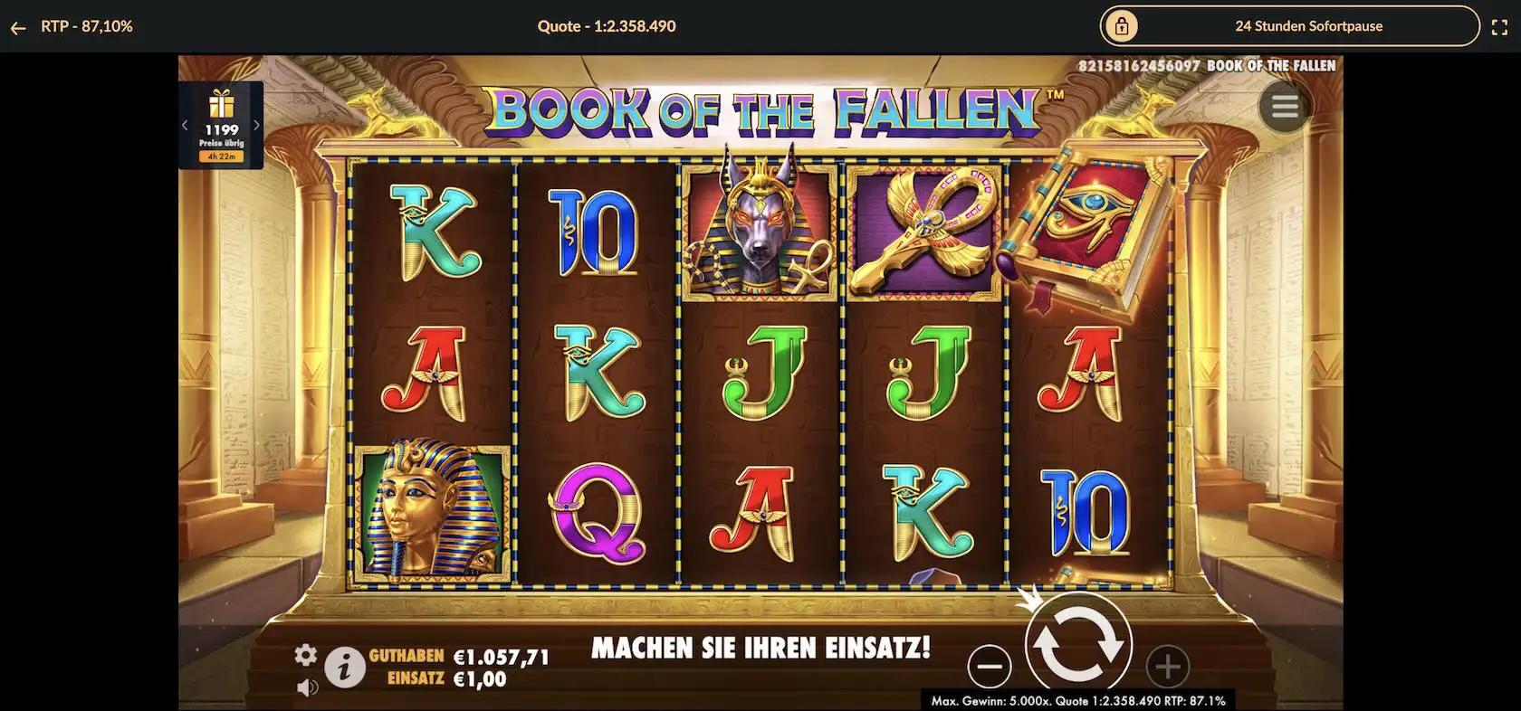 book-of-the-fallen-buecher-spielautomaten