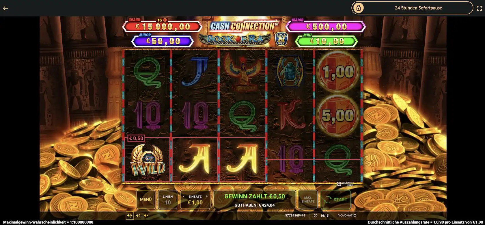 cash-connection-book-of-ra-gewinn