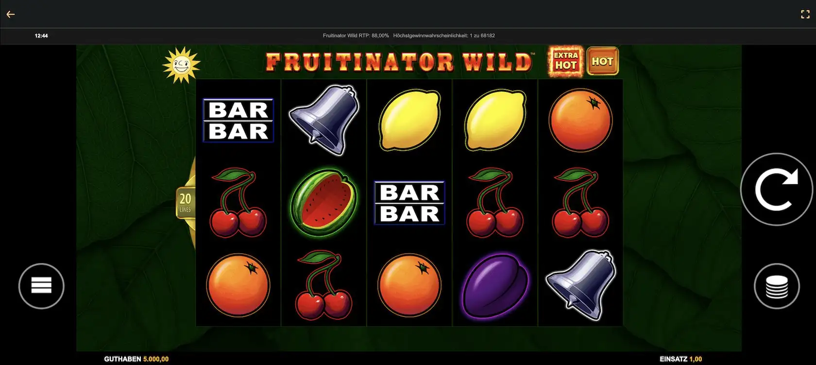fruitinator-wild-demo