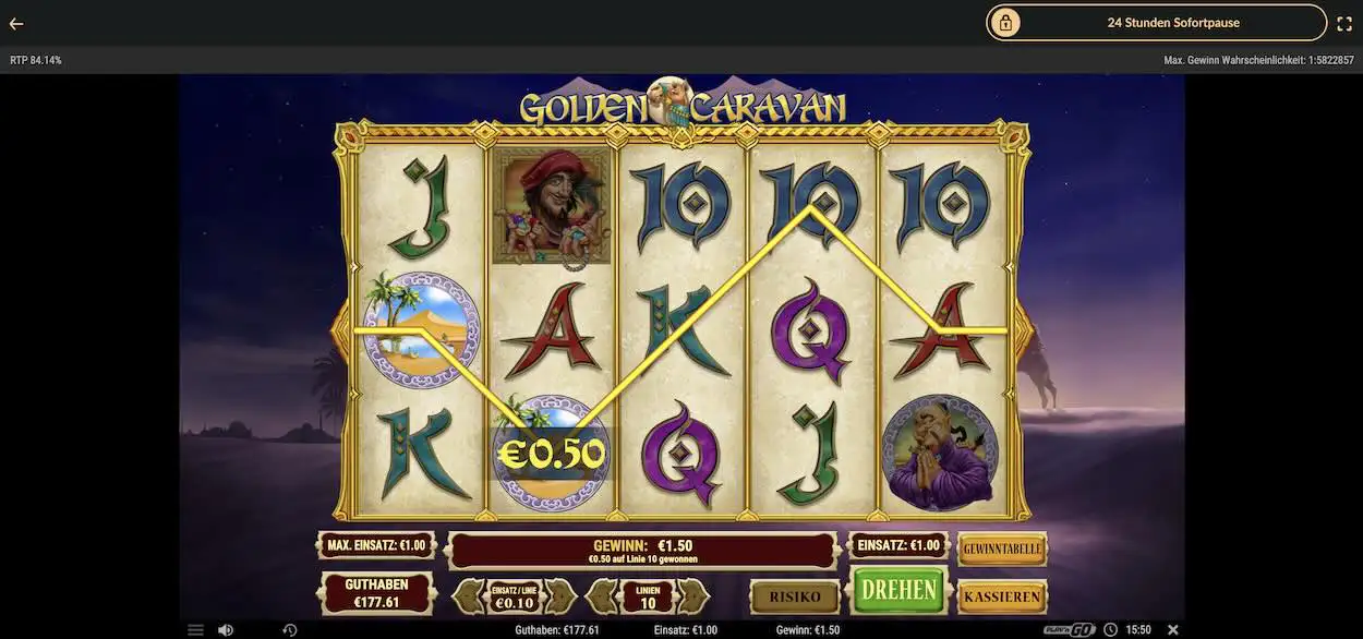 golden-caravan-gewinn