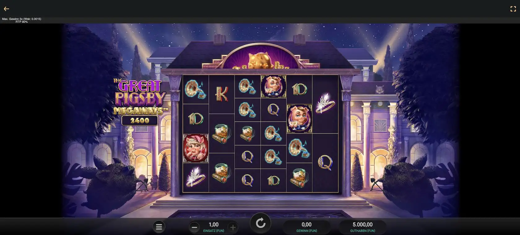 great-pigsby-megaways-demo