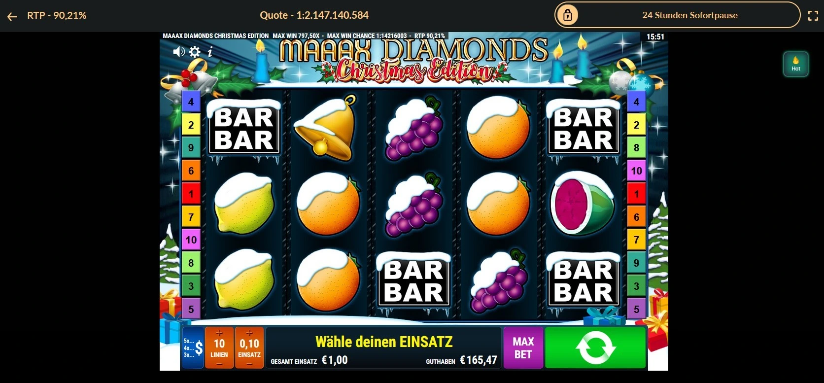 maaax diamonds christmas edition