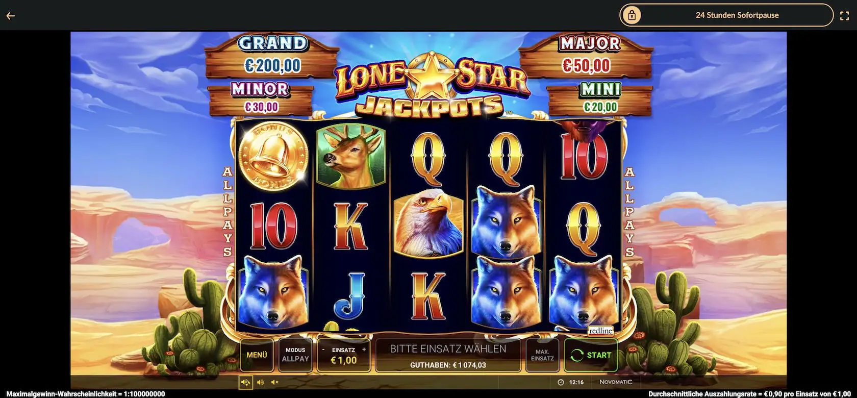 online-spielautomaten-lone-star-jackpots