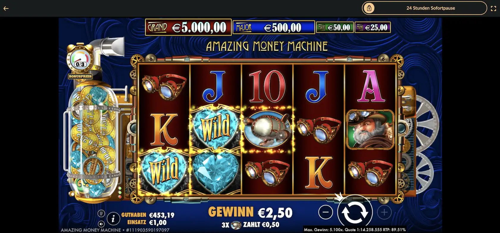 the-amazing-money-machine-gewinn